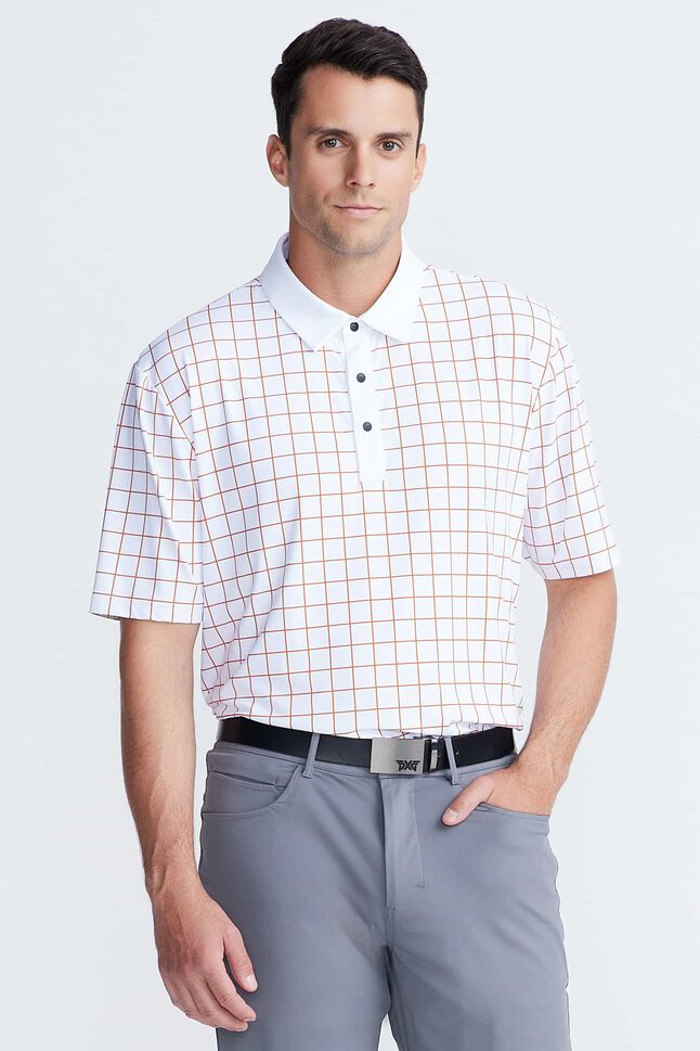 Men's Comfort Fit Archive Windowpane Polo