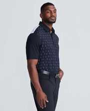 Men's Comfort Fit Player Print Polo 