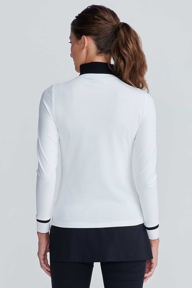 Women's Two-in-One Textured 1/4 Zip