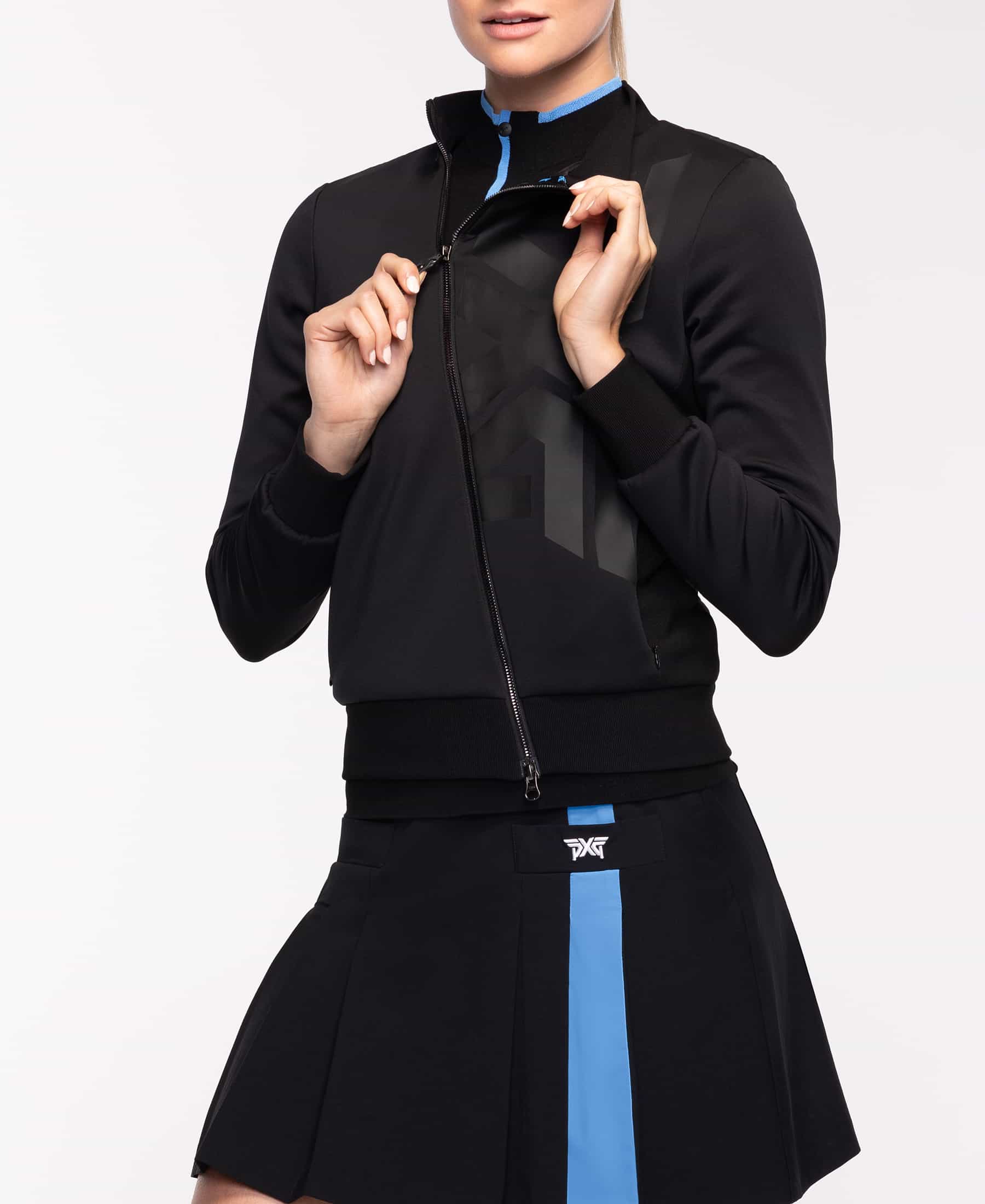 Asymmetric Full-Zip Hybrid Jacket